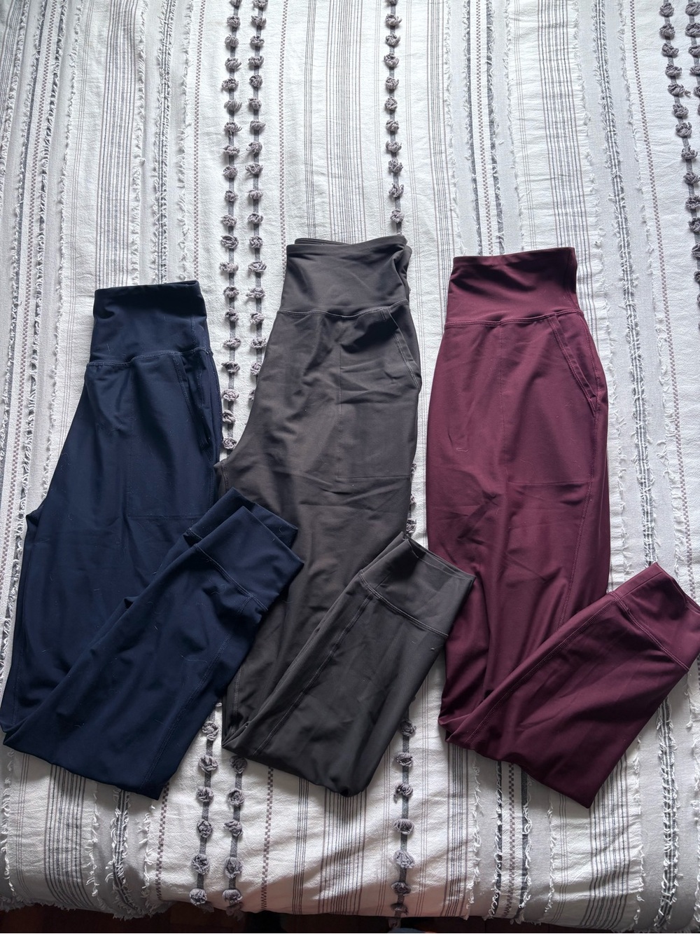 Old Navy Women’s Joggers (pack of 3- maroon, navy, and olive)